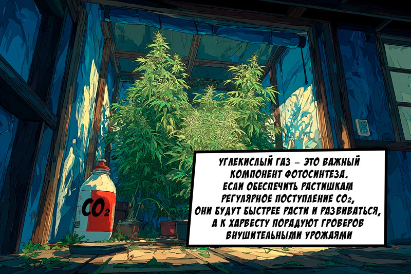 Углекислый газ для конопли