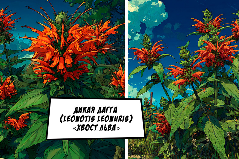 Дикая дагга (Leonotis leonuris)